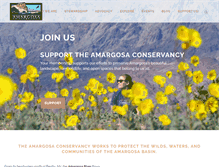 Tablet Screenshot of amargosaconservancy.org